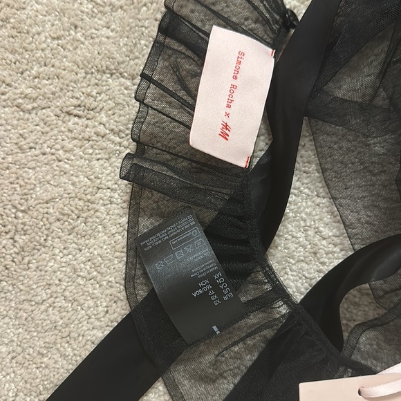 Simone Rocha for H&M Black Tulle Apron Dress Size XS NWT - Picture 10 of 16